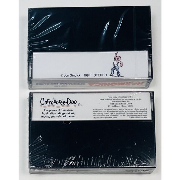 Lot 2 Instructional Musical Instrument CASSETTES Harmonica & Didgeridoo NIP NEW - Picture 2 of 3
